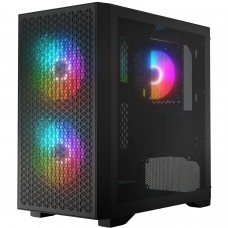 Корпус LogicConcept DART PRO ARGB MINI BLACK MESH fans 3x120mm без БЖ mATX (AM-DART-PRO-ARGB-10)