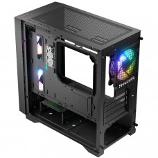 Корпус LogicConcept DART PRO ARGB MINI BLACK MESH fans 3x120mm без БЖ mATX (AM-DART-PRO-ARGB-10)