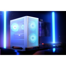 Корпус LogicConcept DART PRO ARGB MINI WHITE MESH fans 3x120mm без БЖ mATX (AM-DART-PRO-ARGB-20)
