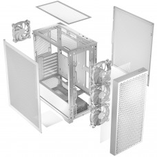 Корпус LogicConcept DART PRO MIDI WHITE MESH fans 4x120mm без БЖ ATX (AT-DART-PRO-0000-20)