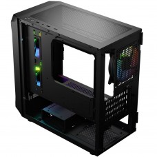 Корпус LogicConcept PORTOS MESH+GLASS ARGB fans 3x120mm BLACK без БЖ mATX (AM-PORTOS-10-0000000-0002)