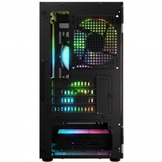 Корпус LogicConcept PORTOS MESH+GLASS ARGB fans 3x120mm BLACK без БЖ mATX (AM-PORTOS-10-0000000-0002)