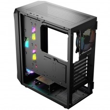 Корпус LogicConcept PORTOS MESH+GLASS ARGB fans 4x120mm BLACK без БЖ ATX (AT-PORTOS-10-0000000-0002)
