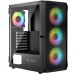 Корпус LogicConcept PORTOS MESH+GLASS ARGB fans 4x120mm BLACK без БЖ ATX (AT-PORTOS-10-0000000-0002)