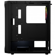 Корпус LogicConcept PORTOS MESH+GLASS ARGB fans 4x120mm BLACK без БЖ ATX (AT-PORTOS-10-0000000-0002)