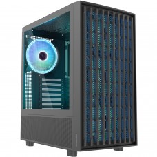 Корпус Modecom BREEZE BLACK USB 3.0x2 USB-Cx1 ARGB 4x140mm fans без БЖ ATX (AT-BREEZE-MG-ARGB-10-0000)