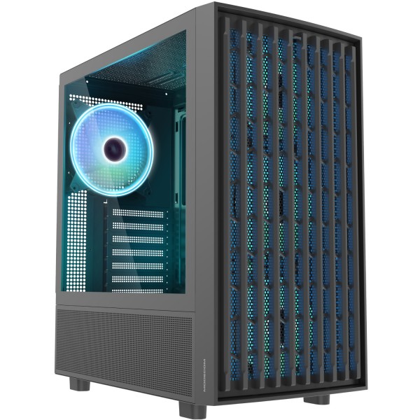 Корпус Modecom BREEZE BLACK USB 3.0x2 USB-Cx1 ARGB 4x140mm fans без БЖ ATX (AT-BREEZE-MG-ARGB-10-0000)