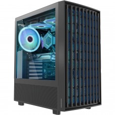 Корпус Modecom BREEZE BLACK USB 3.0x2 USB-Cx1 ARGB 4x140mm fans без БЖ ATX (AT-BREEZE-MG-ARGB-10-0000)