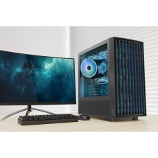 Корпус Modecom BREEZE BLACK USB 3.0x2 USB-Cx1 ARGB 4x140mm fans без БЖ ATX (AT-BREEZE-MG-ARGB-10-0000)