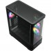 Корпус Modecom VOLCANO AQ200 ARGB MIDI FRONT LCD, 4x120mm fans BLACK без БЖ ATX (MC-A-AQ200-4FA-B)