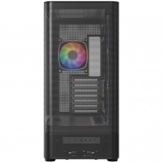 Корпус Modecom VOLCANO AQ400 ARGB MIDI SIDE LCD 6,2”, 4x120mm fans BLACK без БЖ ATX (MC-A-AQ400-4FA-B)