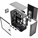 Корпус Modecom VOLCANO AQ400 ARGB MIDI SIDE LCD 6,2”, 4x120mm fans BLACK без БЖ ATX (MC-A-AQ400-4FA-B) Корпус Modecom VOLCANO AQ400 ARGB MIDI SIDE LCD 6,2”, 4x120mm fans BLACK без БЖ ATX (MC-A-AQ400-4FA-B)