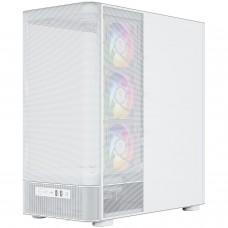 Корпус Modecom VOLCANO AQ400 ARGB MIDI SIDE LCD 6,2”, 4x120mm fans WHITE без БЖ ATX (MC-A-AQ400-4FA-W)