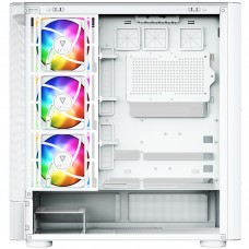 Корпус Modecom VOLCANO AQ400 ARGB MIDI SIDE LCD 6,2”, 4x120mm fans WHITE без БЖ ATX (MC-A-AQ400-4FA-W)