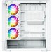 Корпус Modecom VOLCANO AQ400 ARGB MIDI SIDE LCD 6,2”, 4x120mm fans WHITE без БЖ ATX (MC-A-AQ400-4FA-W)