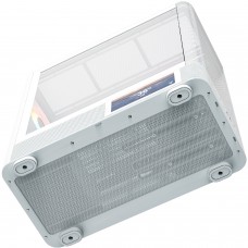 Корпус Modecom VOLCANO AQ400 ARGB MIDI SIDE LCD 6,2”, 4x120mm fans WHITE без БЖ ATX (MC-A-AQ400-4FA-W)