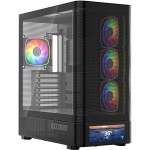 Корпус Modecom VOLCANO AQ500 ARGB MIDI FRONT LCD 6,2”, 4x120mm fans BLACK без БЖ ATX (MC-A-AQ500-4FA-B) Корпус Modecom VOLCANO AQ500 ARGB MIDI FRONT LCD 6,2”, 4x120mm fans BLACK без БЖ ATX (MC-A-AQ500-4FA-B)