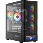 Корпус Modecom VOLCANO AQ500 ARGB MIDI FRONT LCD 6,2”, 4x120mm fans BLACK без БЖ ATX (MC-A-AQ500-4FA-B) Корпус Modecom VOLCANO AQ500 ARGB MIDI FRONT LCD 6,2”, 4x120mm fans BLACK без БЖ ATX (MC-A-AQ500-4FA-B)