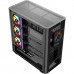 Корпус Modecom VOLCANO AQ500 ARGB MIDI FRONT LCD 6,2”, 4x120mm fans BLACK без БЖ ATX (MC-A-AQ500-4FA-B)