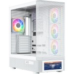 Корпус Modecom VOLCANO AQ500 ARGB MIDI FRONT LCD 6,2”, 4x120mm fans WHITE без БЖ ATX (MC-A-AQ500-4FA-W) Корпус Modecom VOLCANO AQ500 ARGB MIDI FRONT LCD 6,2”, 4x120mm fans WHITE без БЖ ATX (MC-A-AQ500-4FA-W)