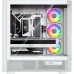 Корпус Modecom VOLCANO AQ500 ARGB MIDI FRONT LCD 6,2”, 4x120mm fans WHITE без БЖ ATX (MC-A-AQ500-4FA-W)