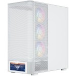 Корпус Modecom VOLCANO AQ500 ARGB MIDI FRONT LCD 6,2”, 4x120mm fans WHITE без БЖ ATX (MC-A-AQ500-4FA-W) Корпус Modecom VOLCANO AQ500 ARGB MIDI FRONT LCD 6,2”, 4x120mm fans WHITE без БЖ ATX (MC-A-AQ500-4FA-W)