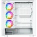 Корпус Modecom VOLCANO AQ500 ARGB MIDI FRONT LCD 6,2”, 4x120mm fans WHITE без БЖ ATX (MC-A-AQ500-4FA-W)