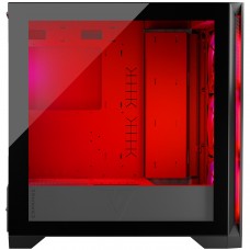 Корпус Modecom VOLCANO EXPANSE S ARGB 4x140mm fans MIDI USB 3.0x2+TYPE-C BLACK без БЖ ATX (AT-EXPANSE-SG-10-000000)