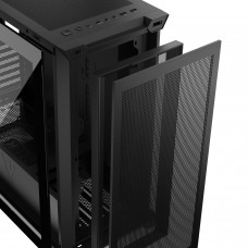 Корпус Modecom VOLCANO EXPANSE S ARGB 4x140mm fans MIDI USB 3.0x2+TYPE-C BLACK без БЖ ATX (AT-EXPANSE-SG-10-000000)