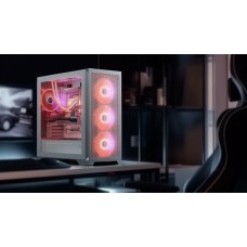 Корпус Modecom VOLCANO EXPANSE S ARGB 4x140mm fans MIDI USB 3.0x2+TYPE-C WHITE без БЖ ATX (AT-EXPANSE-SG-20-000000)