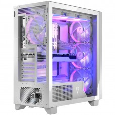 Корпус Modecom VOLCANO PERUN APEX ARGB MIDI WHITE 4x140mm fans USB 3.0x2+TYPE-C без БЖ ATX (AT-PERUN-4F-ARGB-20-00000)