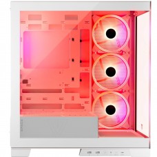 Корпус Modecom VOLCANO SPACE APEX ARGB 4x140mm fans MIDI USB 3.0x2+TYPE-C WHITE без БЖ ATX (AT-SPACE-PG-20-000000-000)