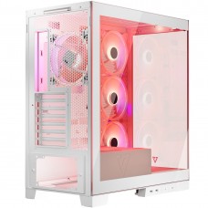 Корпус Modecom VOLCANO SPACE APEX ARGB 4x140mm fans MIDI USB 3.0x2+TYPE-C WHITE без БЖ ATX (AT-SPACE-PG-20-000000-000)