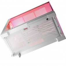 Корпус Modecom VOLCANO SPACE APEX ARGB 4x140mm fans MIDI USB 3.0x2+TYPE-C WHITE без БЖ ATX (AT-SPACE-PG-20-000000-000)