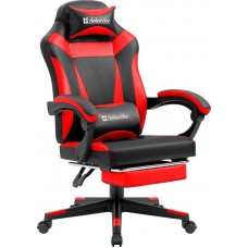 Крісло ігрове Defender Cruiser, 50мм, Клас 4, підніжка, Black/Red (64344)
