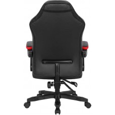Крісло ігрове Defender Cruiser, 50мм, Клас 4, підніжка, Black/Red (64344)