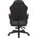 Крісло ігрове Defender Cruiser, 50мм, Клас 4, підніжка, Black/Red (64344)
