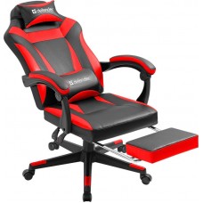 Крісло ігрове Defender Cruiser, 50мм, Клас 4, підніжка, Black/Red (64344)