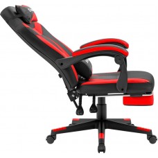Крісло ігрове Defender Cruiser, 50мм, Клас 4, підніжка, Black/Red (64344)