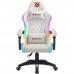 Крісло ігрове Defender Energy, Клас 4, 50мм, PU, RGB, біле (64557)