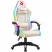 Крісло ігрове Defender Energy, Клас 4, 50мм, PU, RGB, біле (64557)