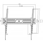 Кронштейн для ТВ AGN AGN100-690T з нахилом/43"-100"/75 кг/max.VESA 900x600/Black (AGN100-690T) Кронштейн для ТВ AGN AGN100-690T з нахилом/43"-100"/75 кг/max.VESA 900x600/Black (AGN100-690T)