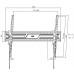 Кронштейн для ТВ AGN AGN100-690T з нахилом/43"-100"/75 кг/max.VESA 900x600/Black (AGN100-690T)