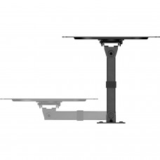 Кронштейн для ТВ AGN AGN43-221P з поворотом/одне коліно/23"-43"/30 кг/max.VESA 200x200/Black (AGN43-221P)