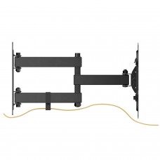 Кронштейн для ТВ AGN AGN43-222P з поворотом/два коліна/23"-43"/30 кг/max.VESA 200x200/Black (AGN43-222P)
