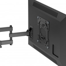 Кронштейн для ТВ AGN AGN43-222P з поворотом/два коліна/23"-43"/30 кг/max.VESA 200x200/Black (AGN43-222P)