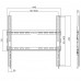 Кронштейн для ТВ AGN AGN70-440F фіксований/32"-70"/45 кг/max.VESA 400x400/Black (AGN70-440F)