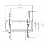 Кронштейн для ТВ AGN AGN75-440T з нахилом/32"-75"/45 кг/max.VESA 400x400/Black (AGN75-440T) Кронштейн для ТВ AGN AGN75-440T з нахилом/32"-75"/45 кг/max.VESA 400x400/Black (AGN75-440T)