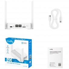 Маршрутизатор Cudy LT300, N300 Wi-Fi, 4G LTE Cat4, USB-C power, Mini Router (LT300)