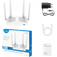 Маршрутизатор Cudy WR1300S, AC1200 Gigabit Wi-Fi Mesh Router with USB (WR1300S)